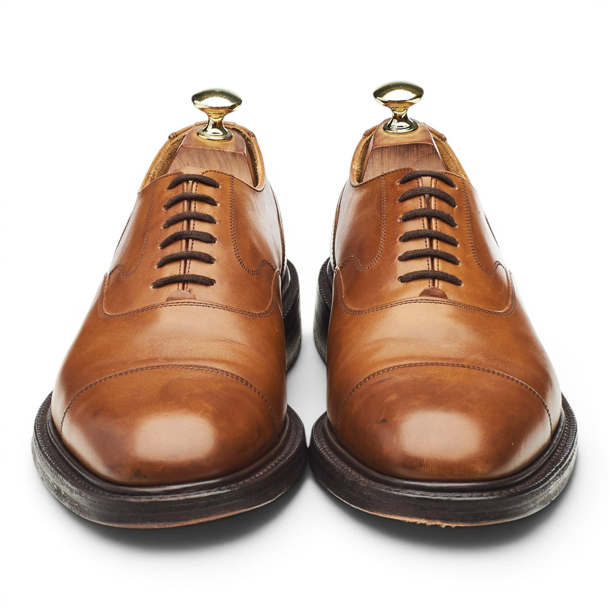 'Medway' Brown Leather Oxford UK 7.5 G