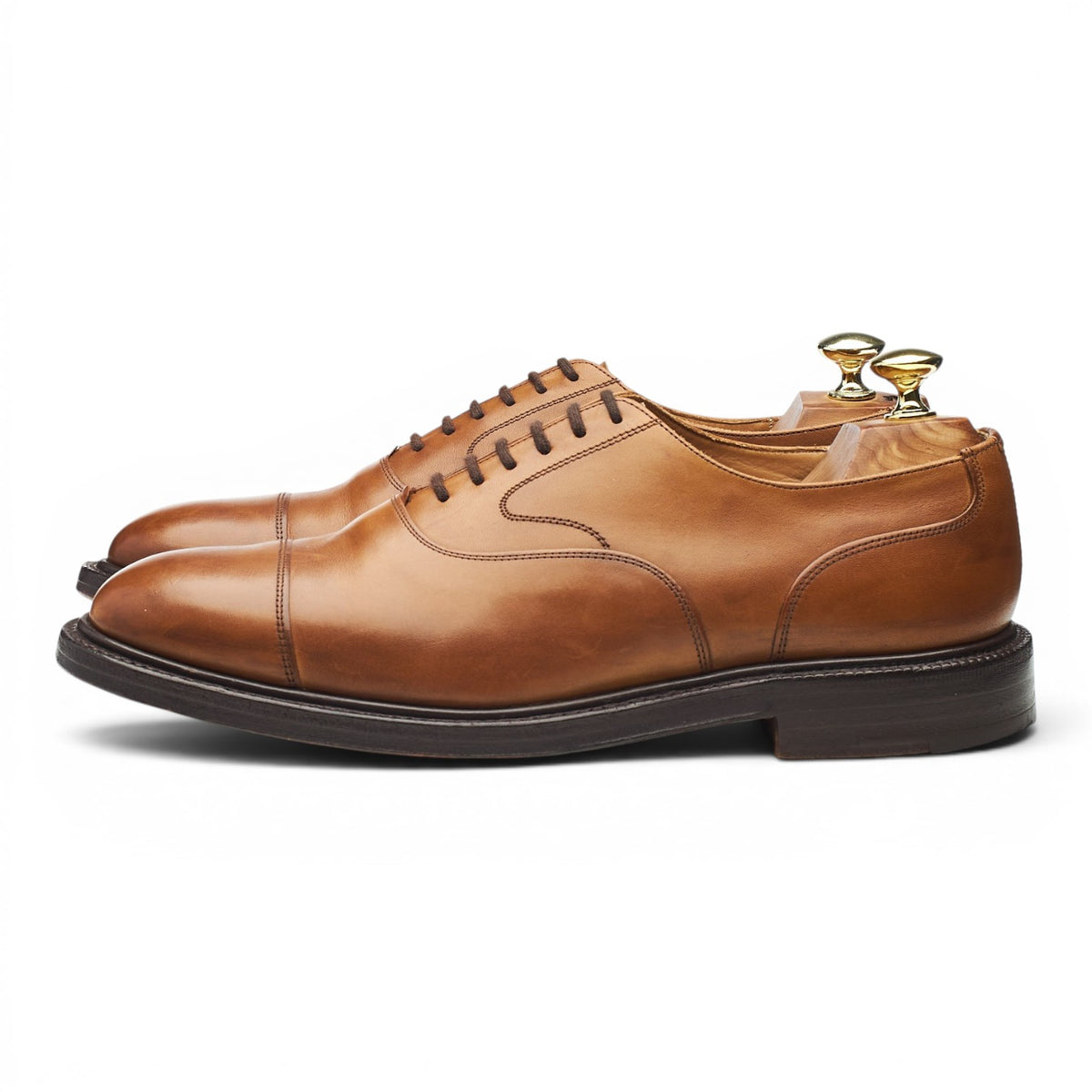 'Medway' Brown Leather Oxford UK 7.5 G