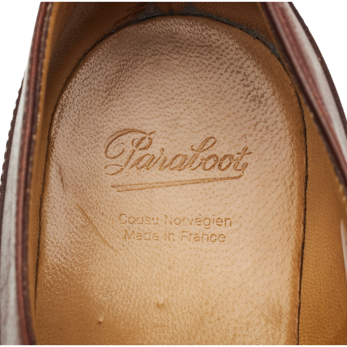 'Avignon' Tan Brown Leather Split Toe Derby UK 10