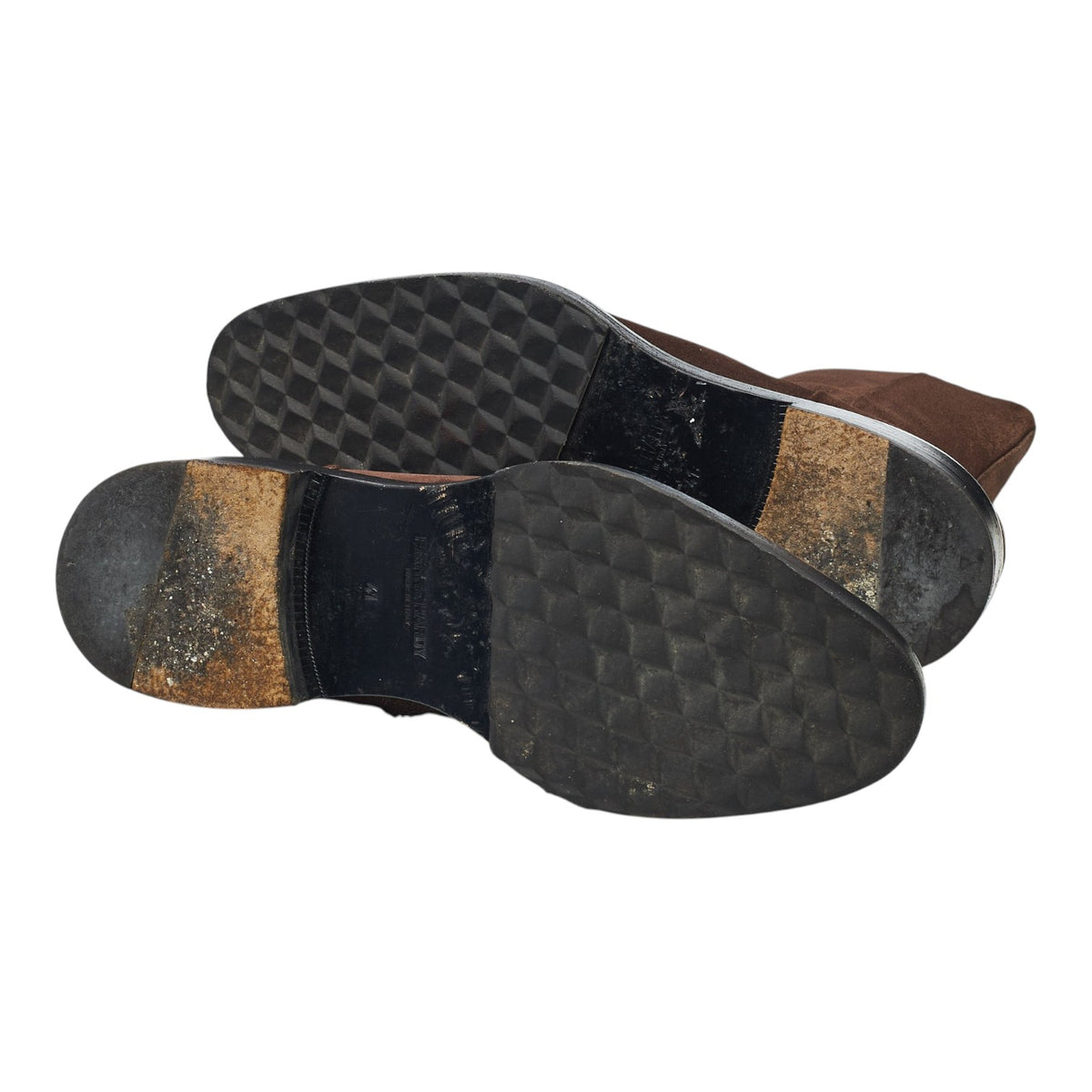 Dark Brown Suede Zip Up Boots UK 7 EU 41