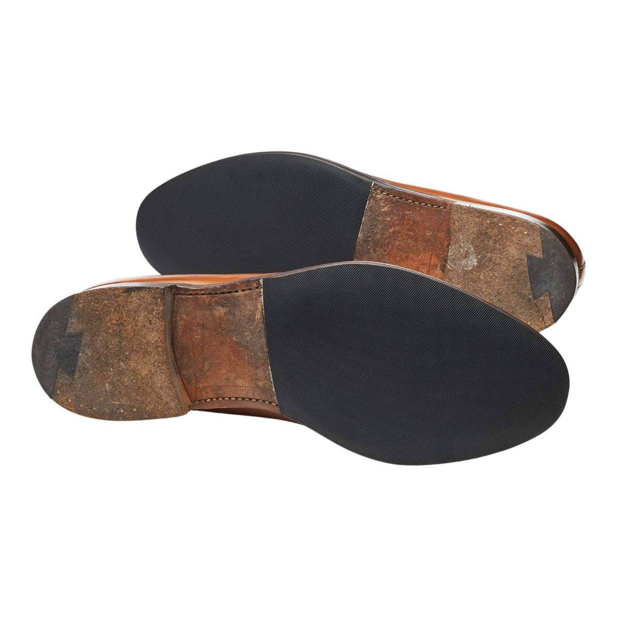 'Keats II' Tan Brown Leather Tassel Loafers UK 11 G