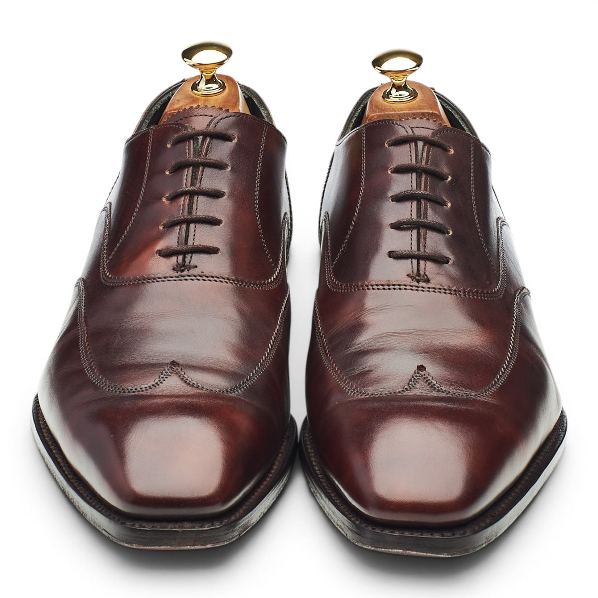 Imperial 'Knightsbridge' Brown Museum Leather Oxford Austerity Brogues UK 10 F