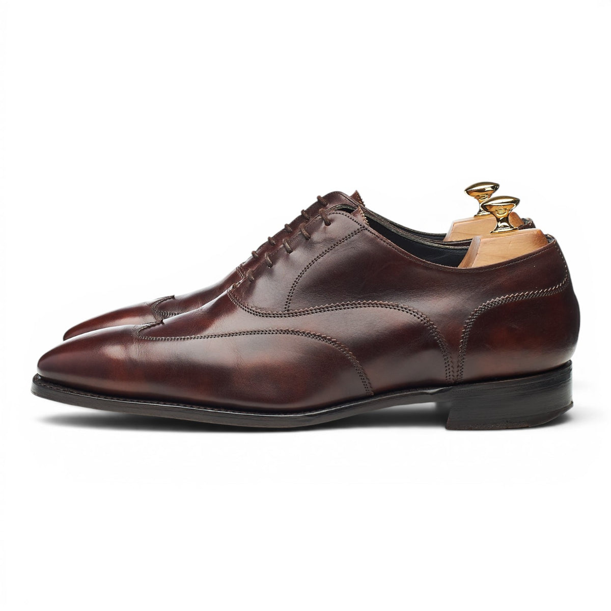 Imperial 'Knightsbridge' Brown Museum Leather Oxford Austerity Brogues UK 10 F