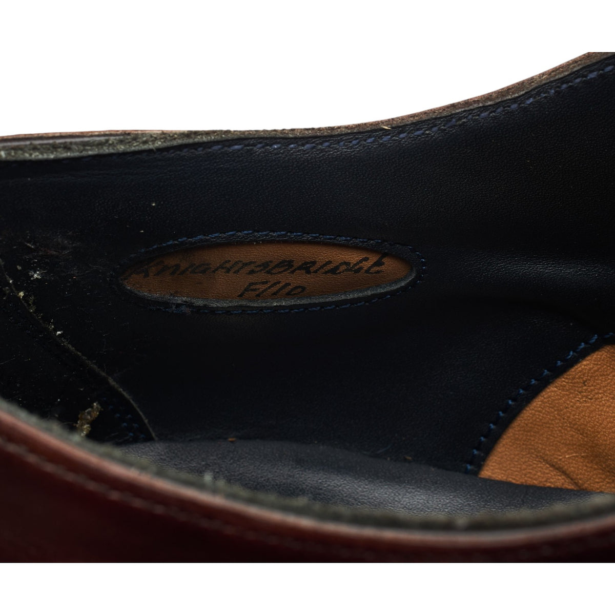 Imperial 'Knightsbridge' Brown Museum Leather Oxford Austerity Brogues UK 10 F