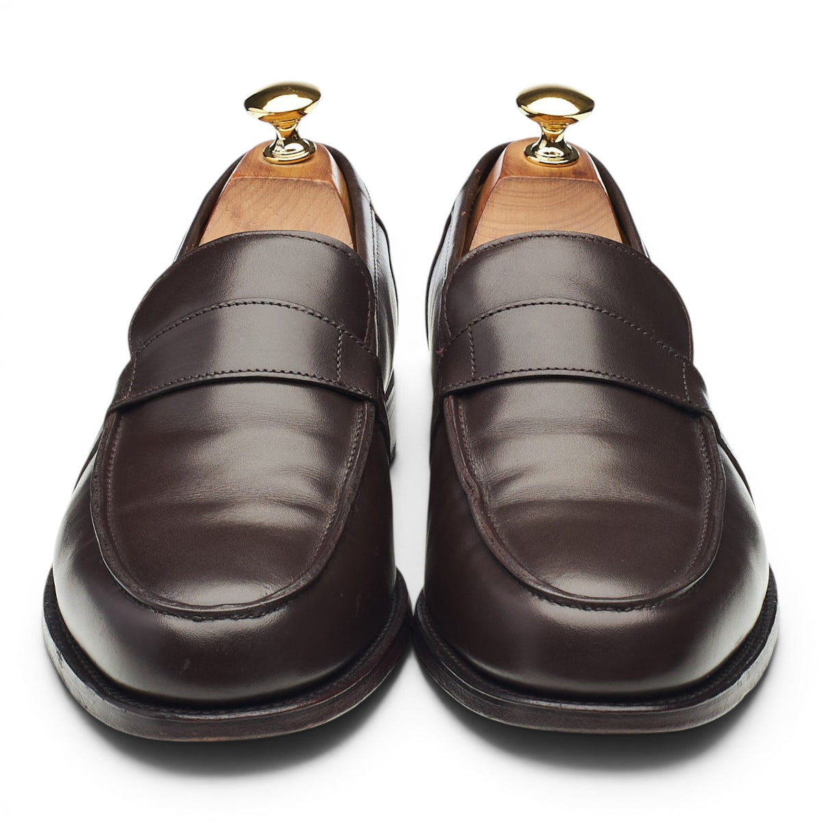 Shipton & Heneage 'Mayfield' Dark Brown Leather Loafers UK 6 E