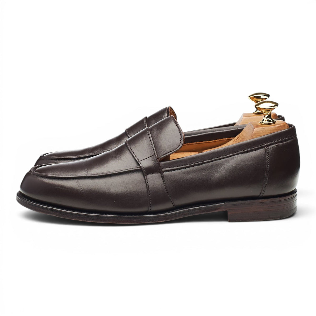 Shipton & Heneage 'Mayfield' Dark Brown Leather Loafers UK 6 E