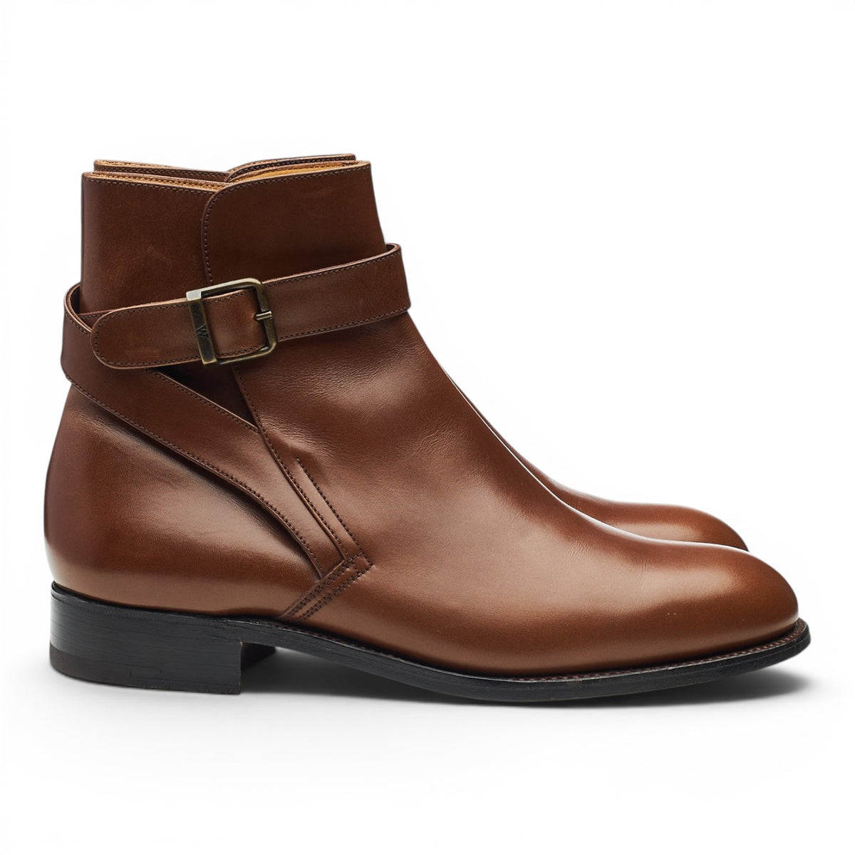 '722' Tan Brown Leather Jodhpur Boots 7.5 E UK 8