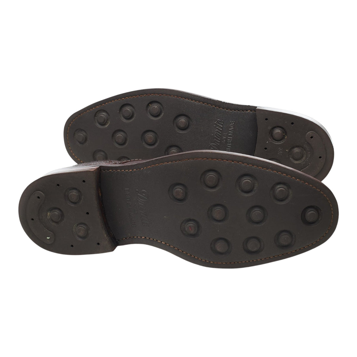 1880 'Badminton 2' Dark Brown Grain Leather Derby Brogues UK 9.5 G