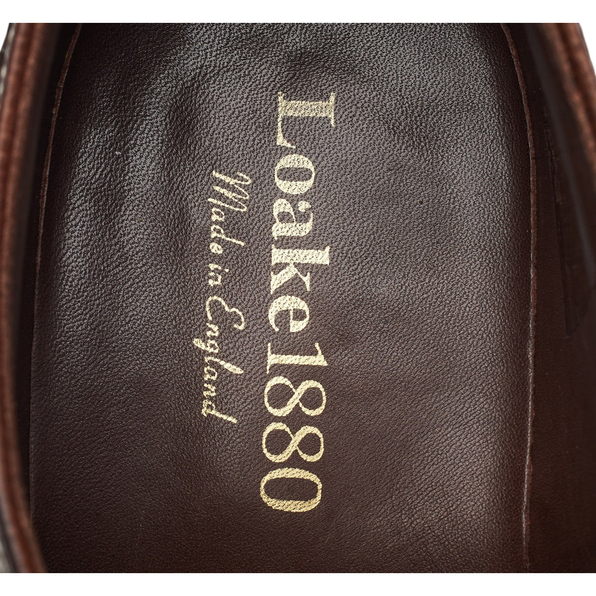 1880 'Badminton 2' Dark Brown Grain Leather Derby Brogues UK 9.5 G