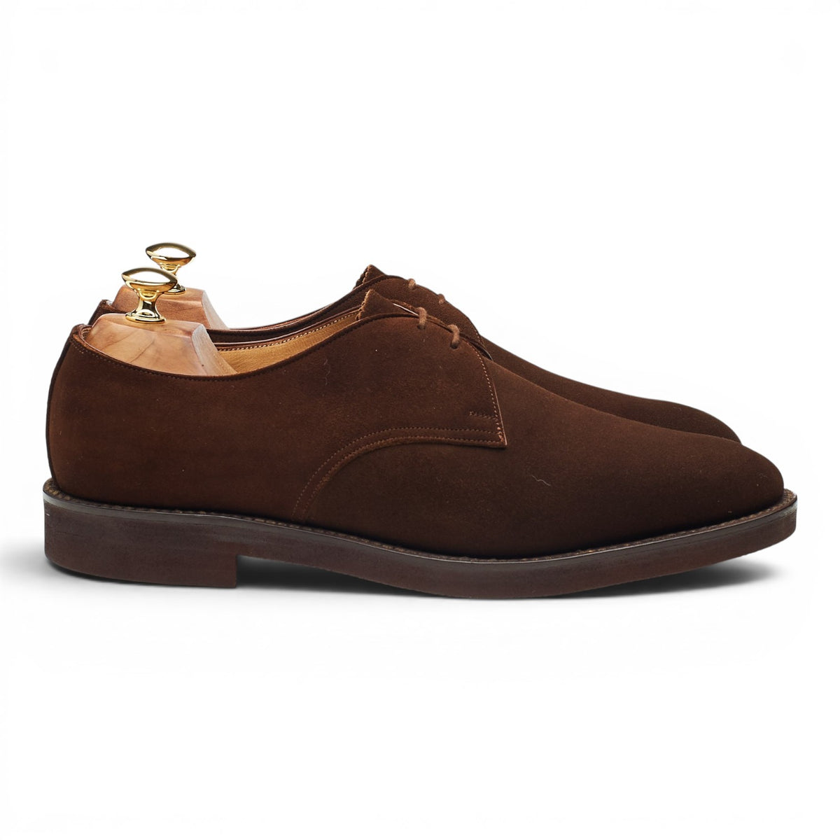 Wildsmith Dark Brown Suede Derby UK 10.5 D