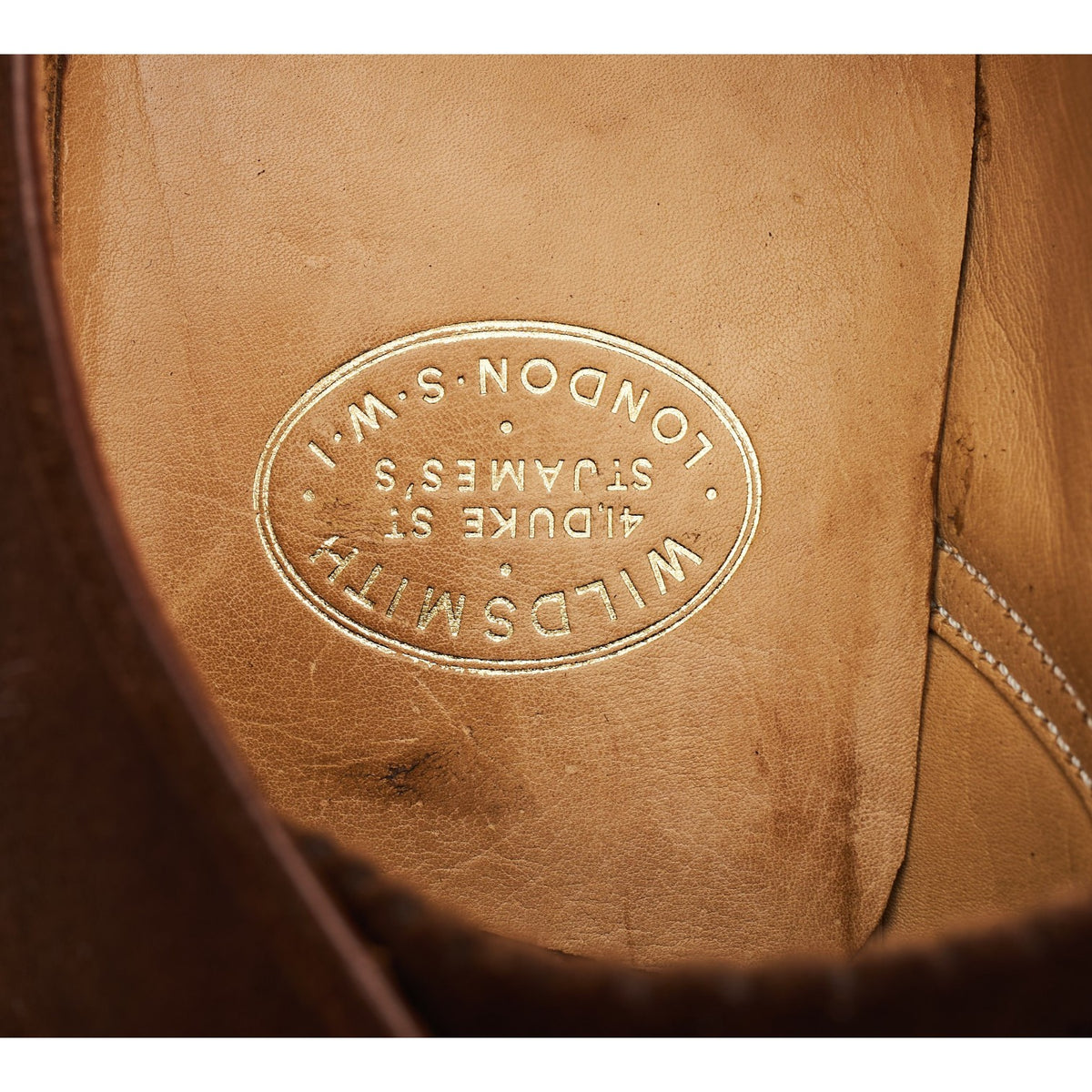 Wildsmith Dark Brown Suede Derby UK 10.5 D