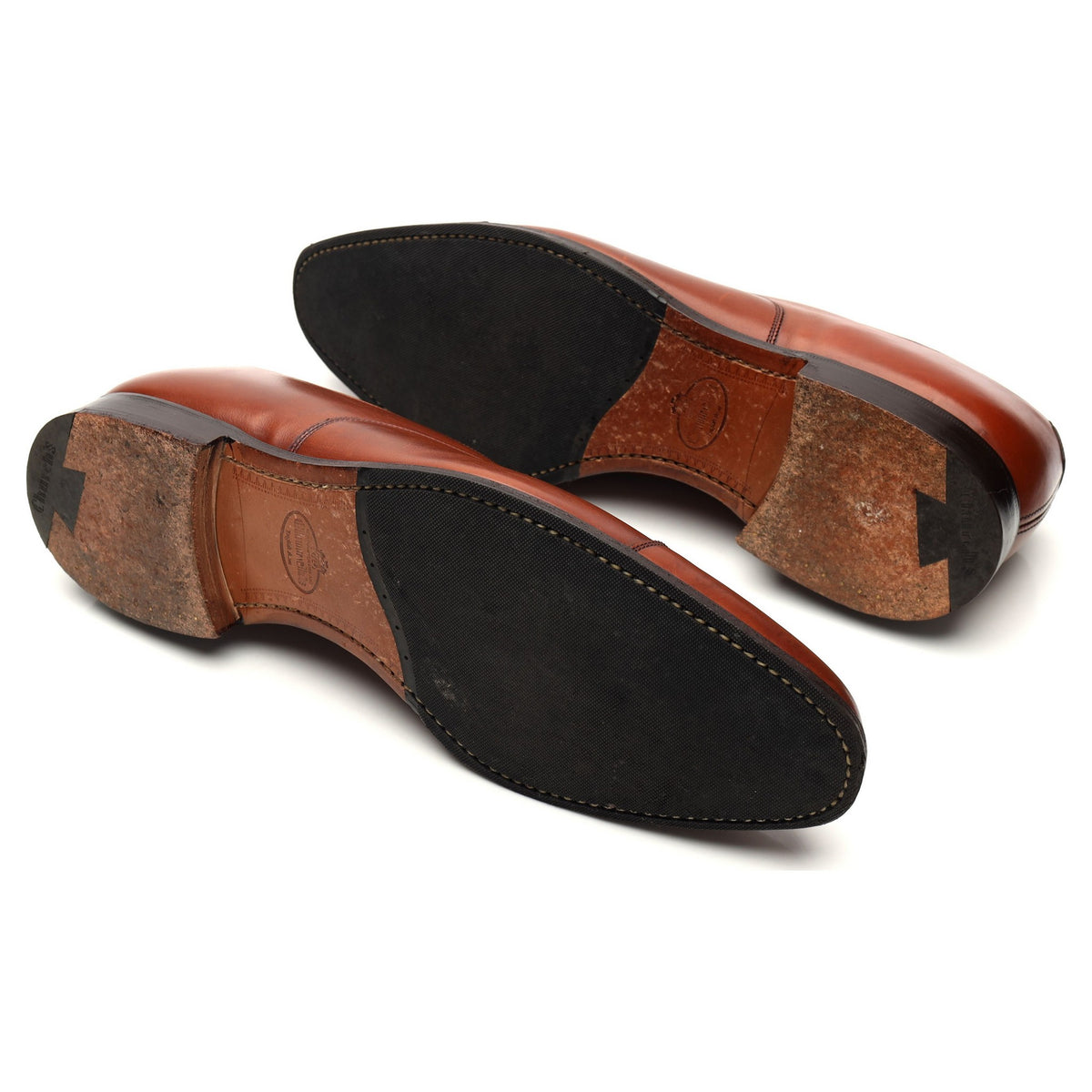 &#39;Westerham&#39; Tan Brown Leather Oxford UK 10 G