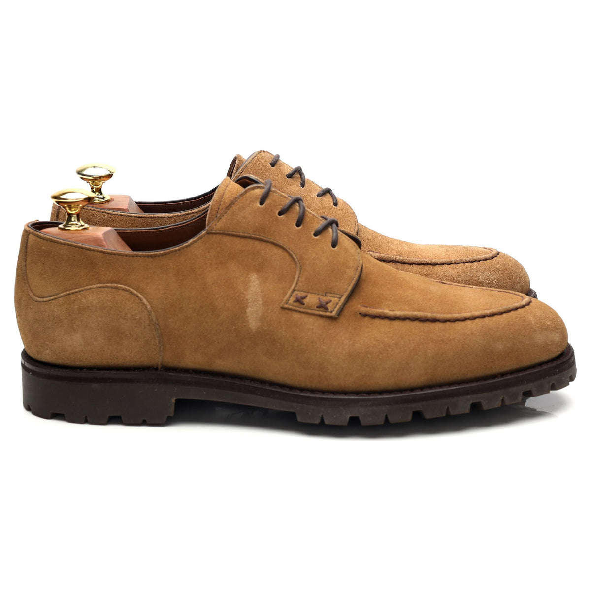 &#39;M0232&#39; Sand Brown Suede Derby UK 8 US 9
