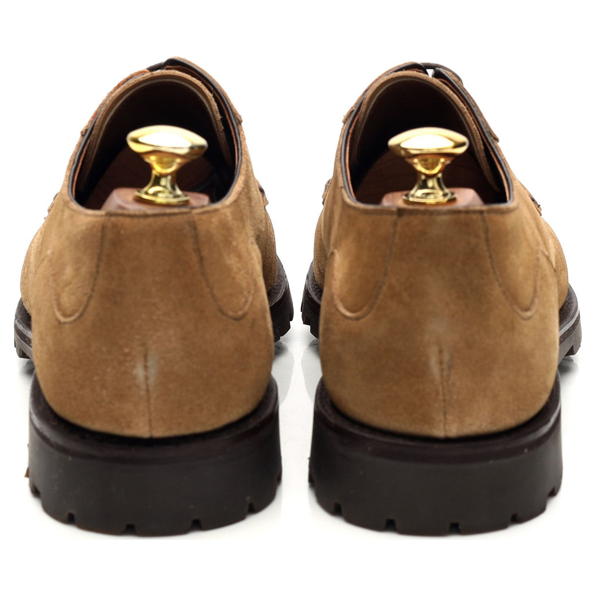 &#39;M0232&#39; Sand Brown Suede Derby UK 8 US 9