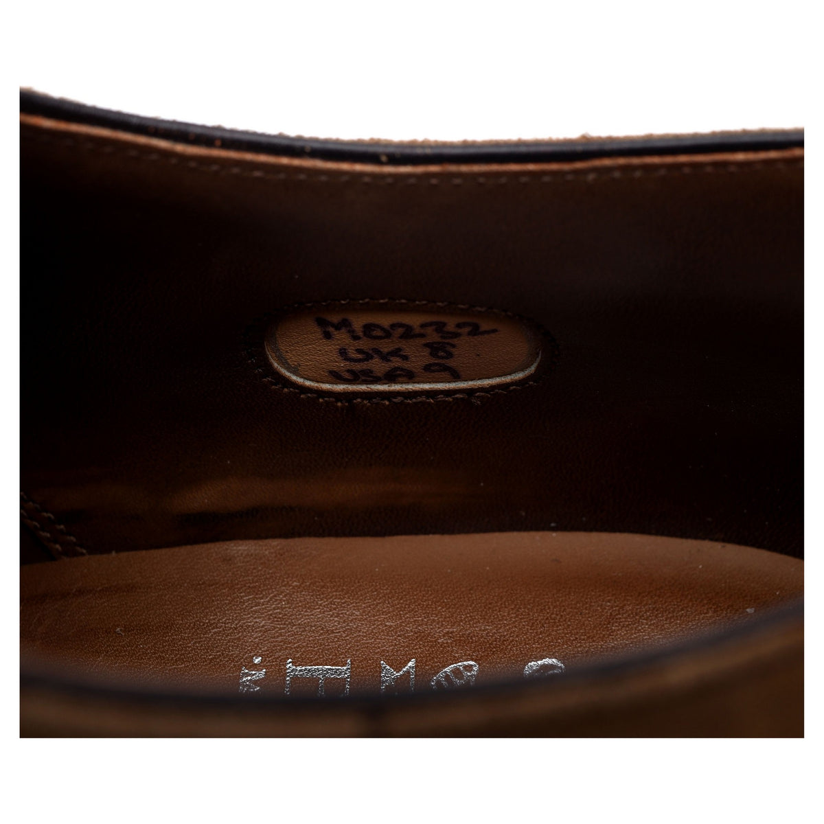 &#39;M0232&#39; Sand Brown Suede Derby UK 8 US 9