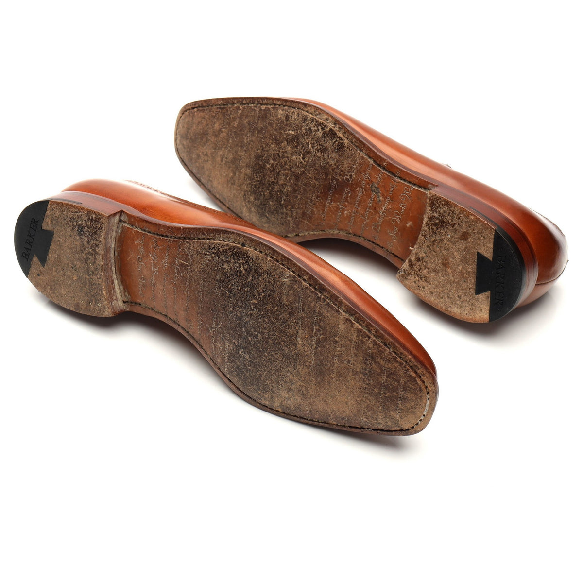 &#39;4486FW10&#39; Tan Brown Leather Oxford Brogues UK 8 FX