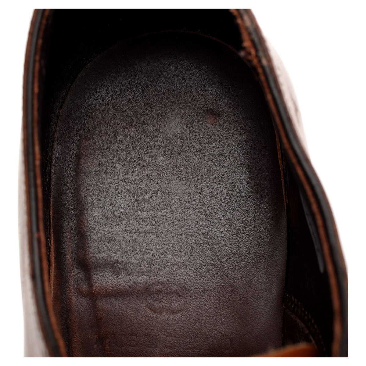 &#39;4486FW10&#39; Tan Brown Leather Oxford Brogues UK 8 FX