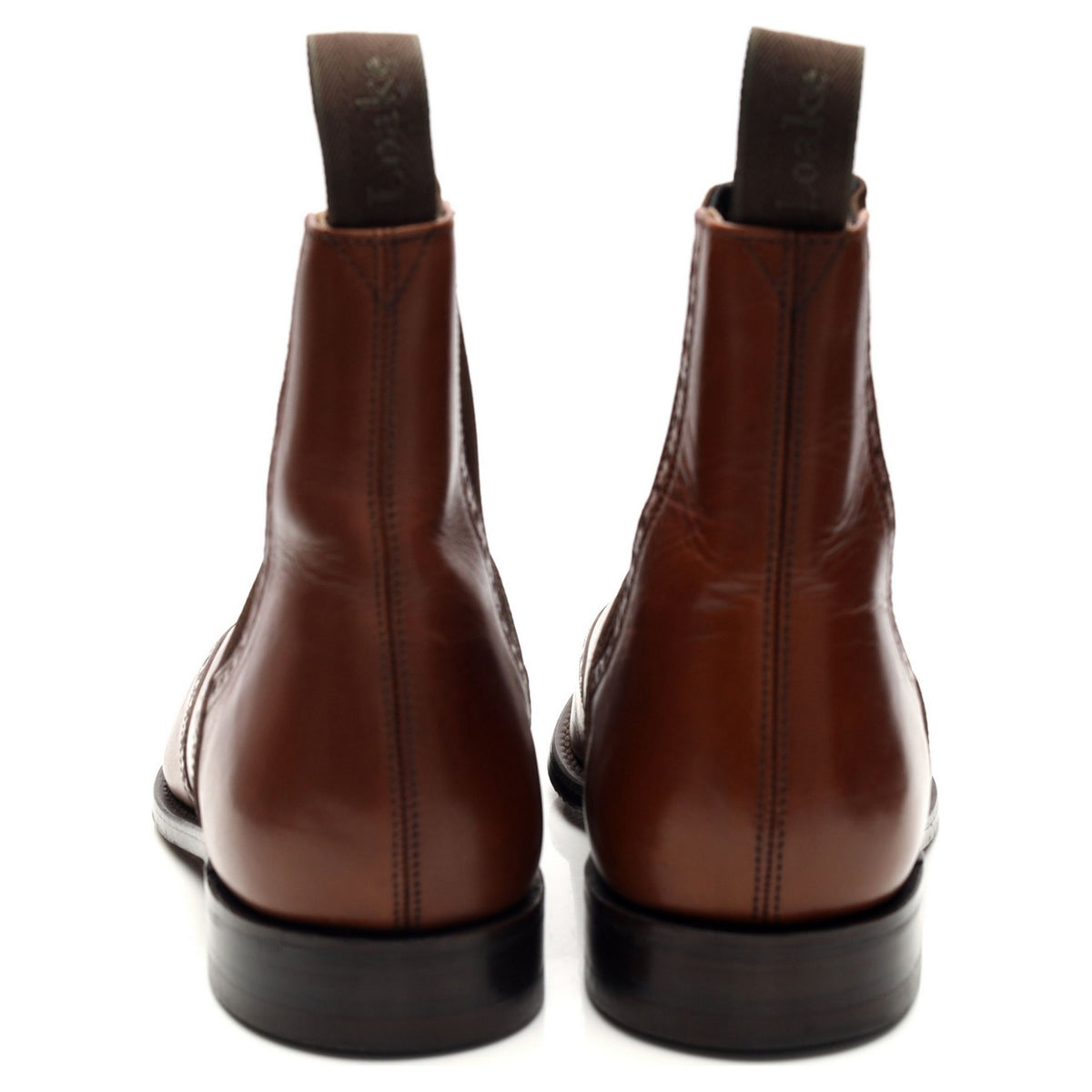&#39;Orwell&#39; Brown Leather Chelsea Boots UK 7 G