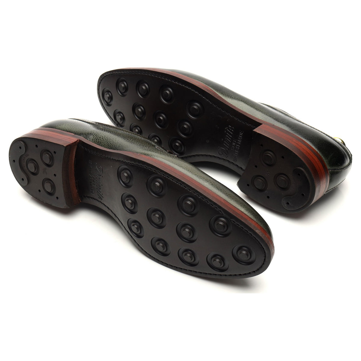 &#39;Skye&#39; Green Grain Leather Derby UK 7.5 F