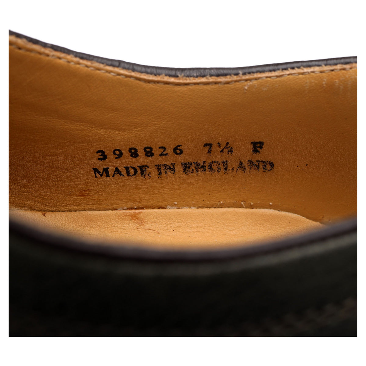 &#39;Skye&#39; Green Grain Leather Derby UK 7.5 F
