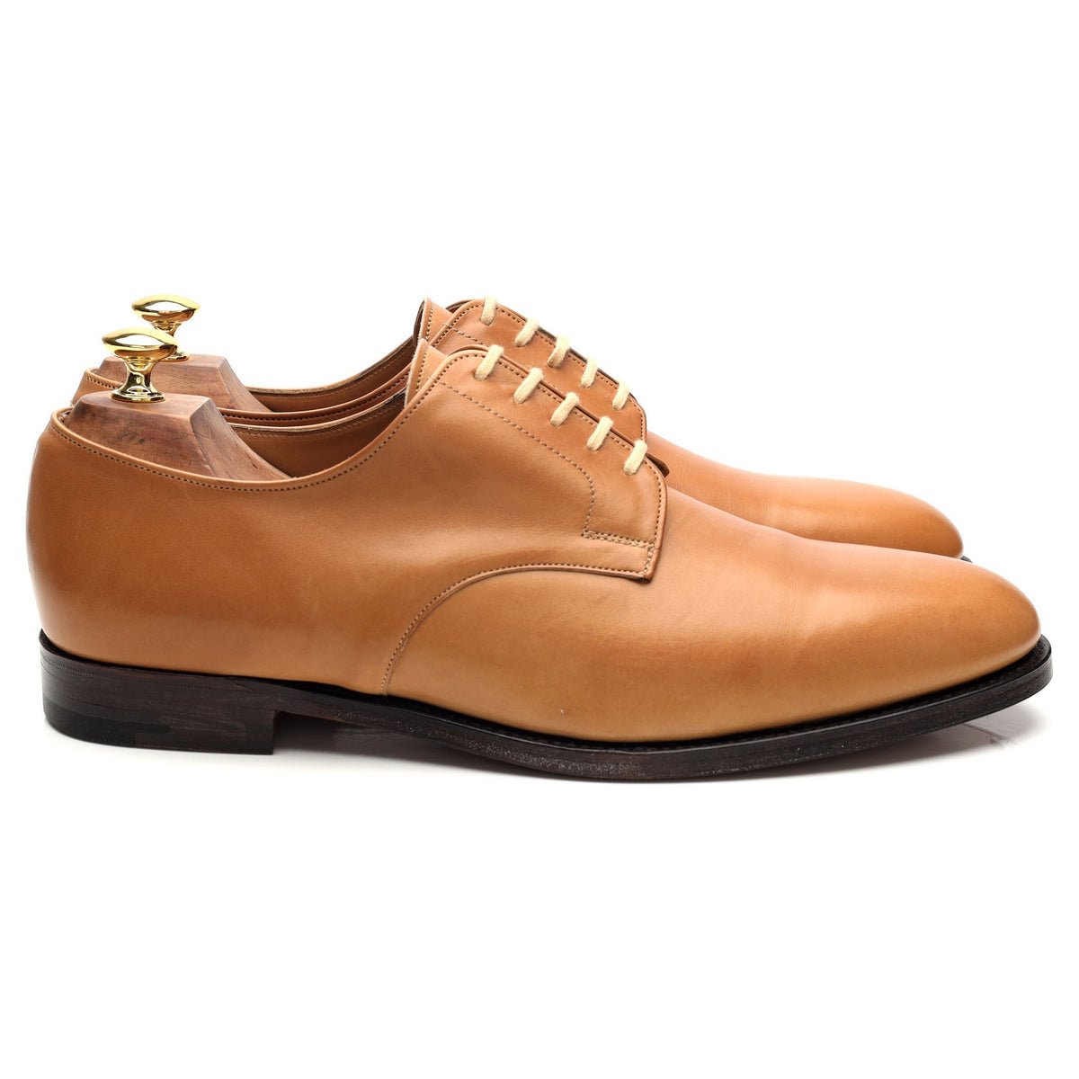 Tan Brown Leather Derby UK 11