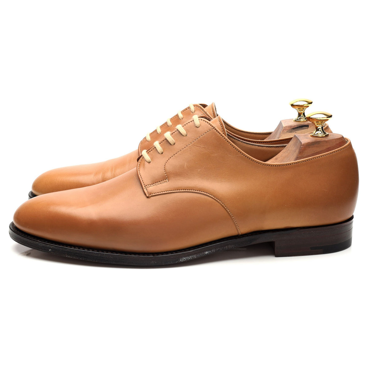 Tan Brown Leather Derby UK 11