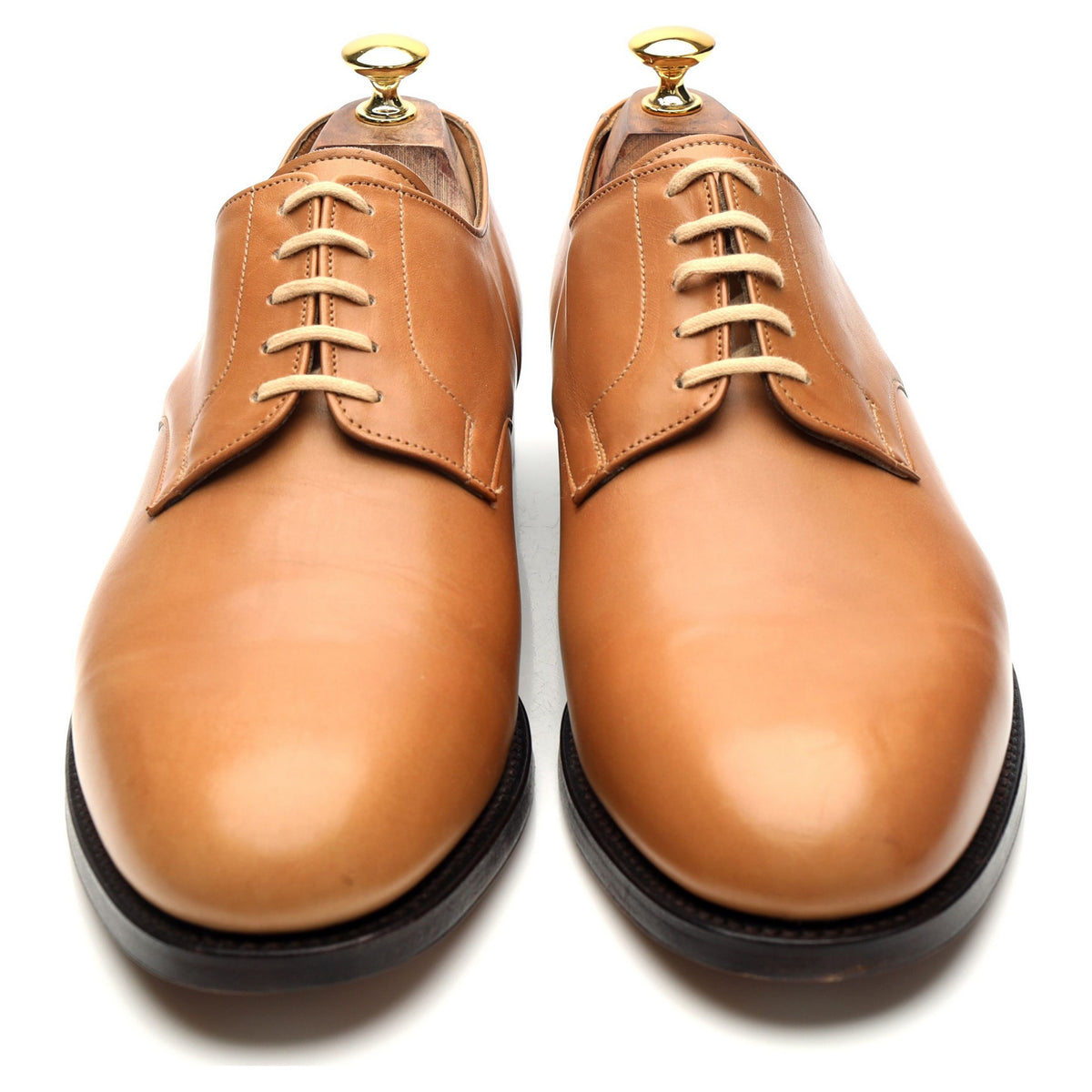 Tan Brown Leather Derby UK 11