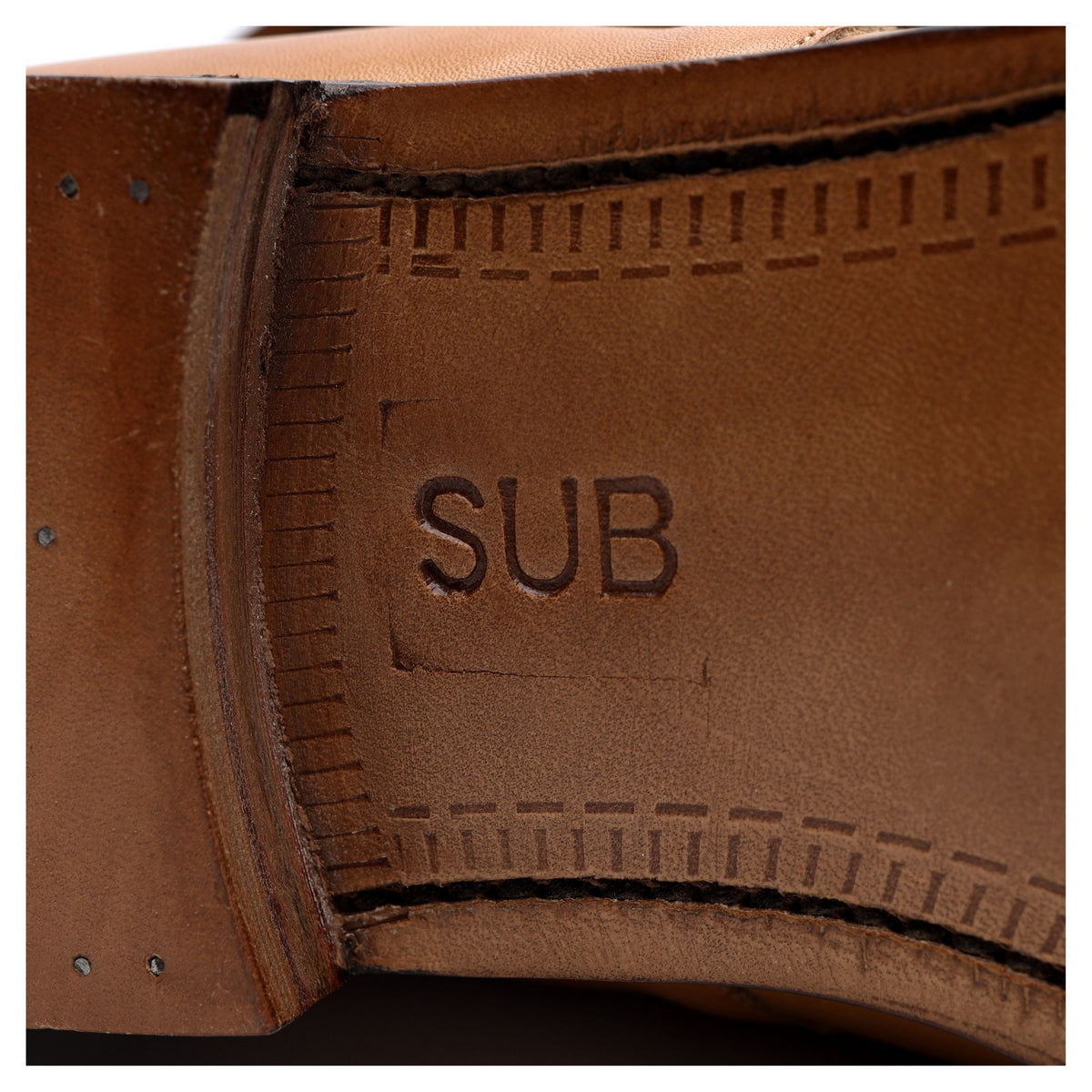 Tan Brown Leather Derby UK 11