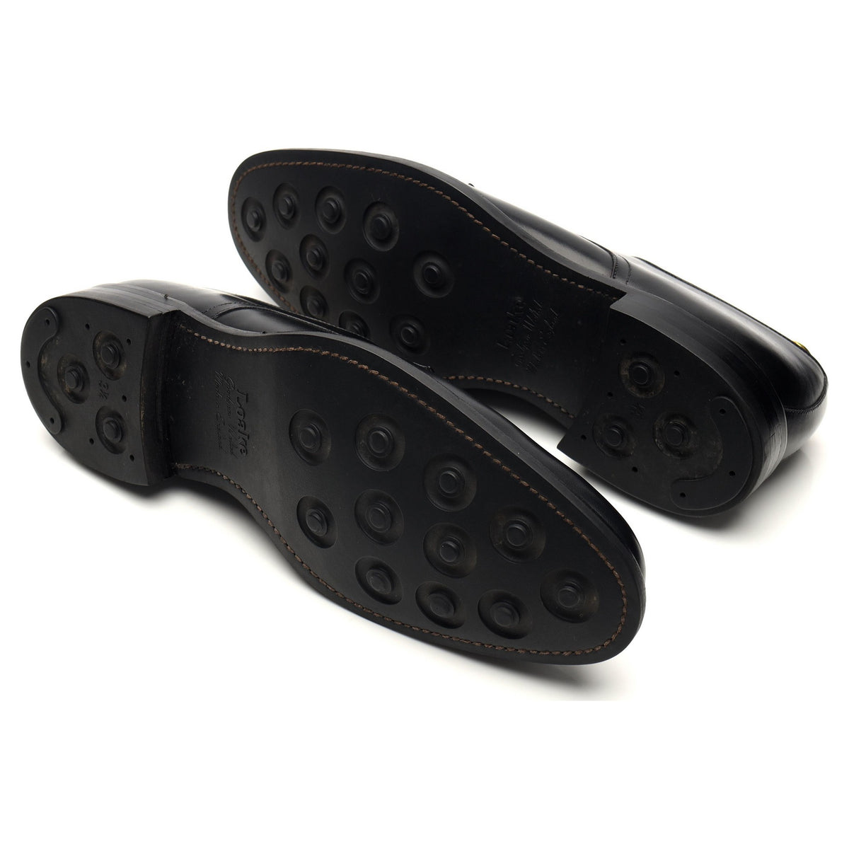&#39;Gable&#39; Black Leather Derby UK 8.5 G