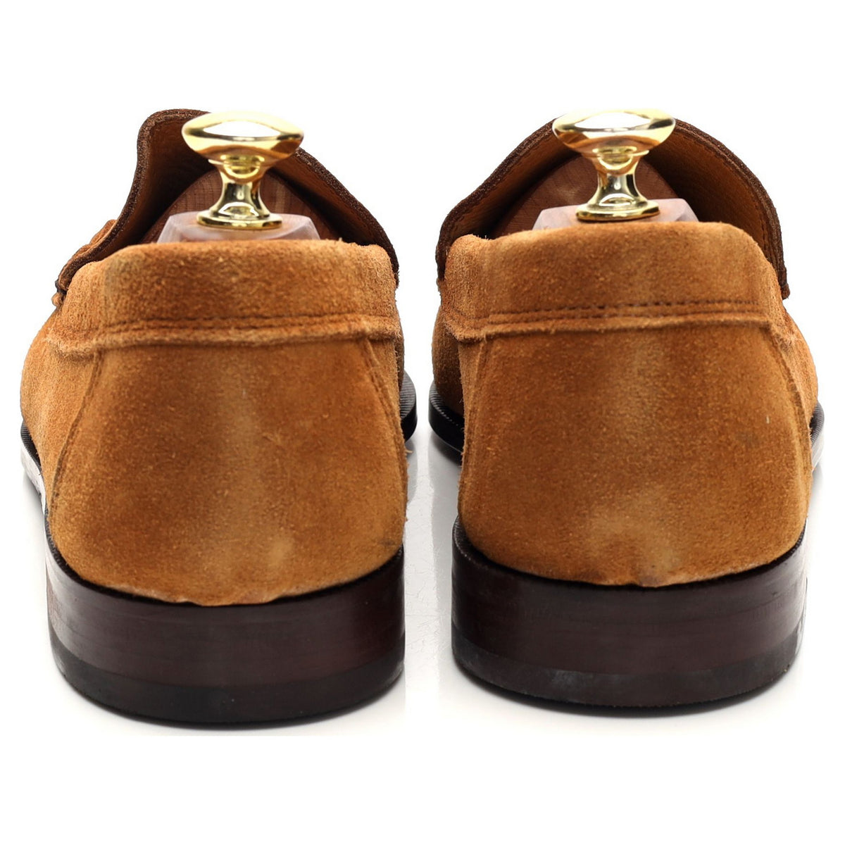 Mocassins en daim marron clair avec mors, pointure UK 7,5, EU 41,5