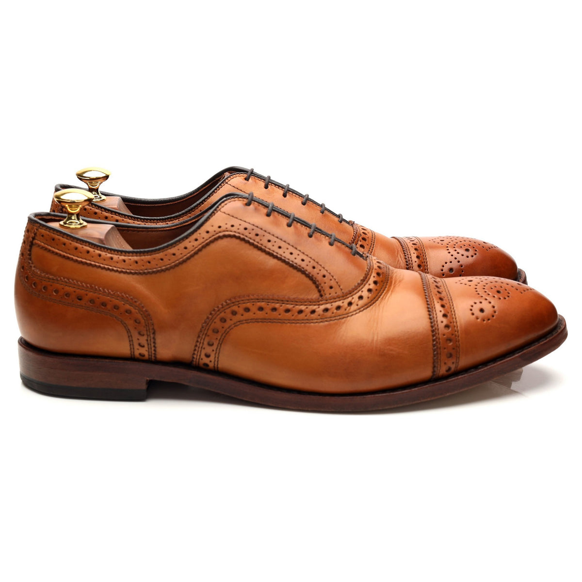 &#39;Strand&#39; Tan Brown Oxford Brogues UK 11 US 11.5 EEE