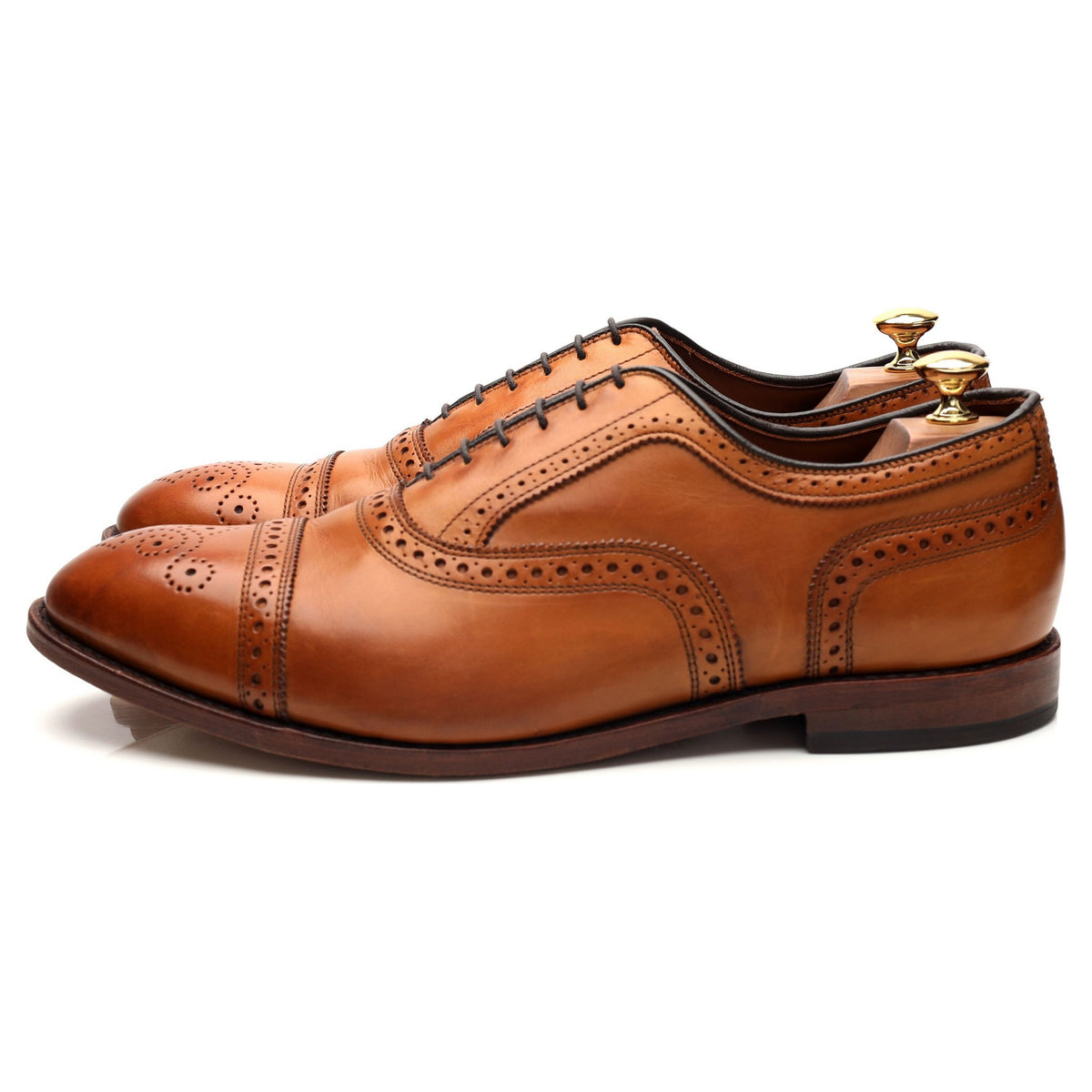 &#39;Strand&#39; Tan Brown Oxford Brogues UK 11 US 11.5 EEE