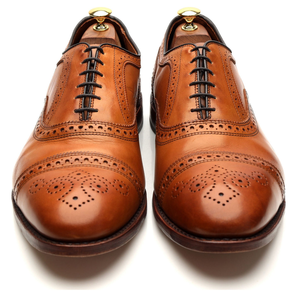 &#39;Strand&#39; Tan Brown Oxford Brogues UK 11 US 11.5 EEE