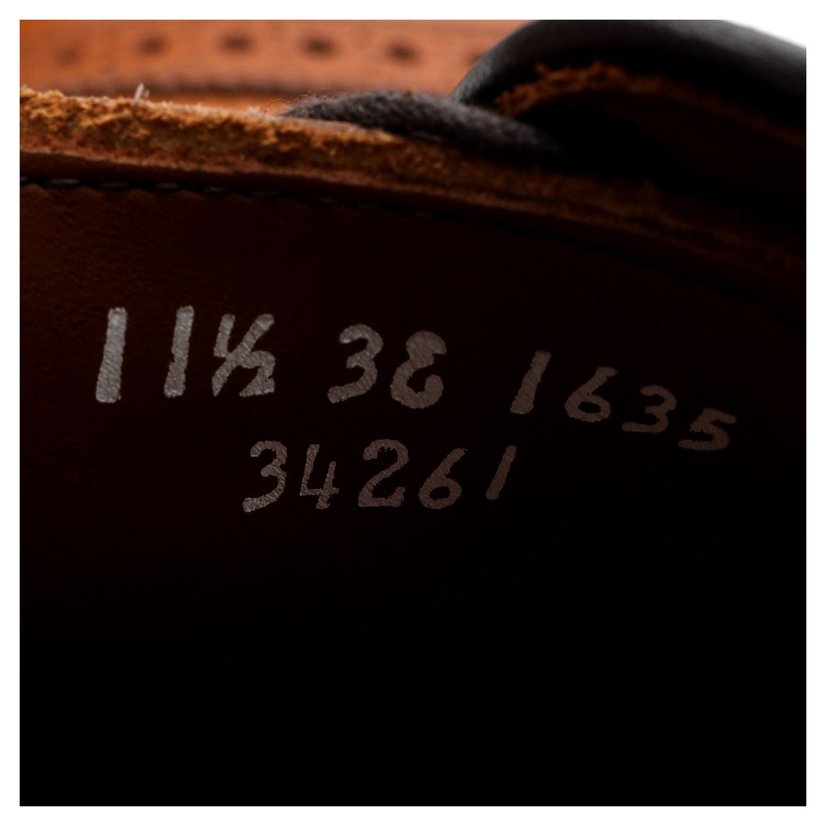 &#39;Strand&#39; Tan Brown Oxford Brogues UK 11 US 11.5 EEE