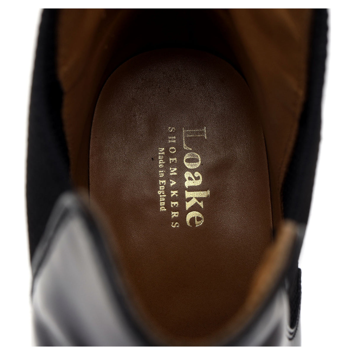 &#39;290&#39; Black Leather Chelsea Boots UK 8.5 F