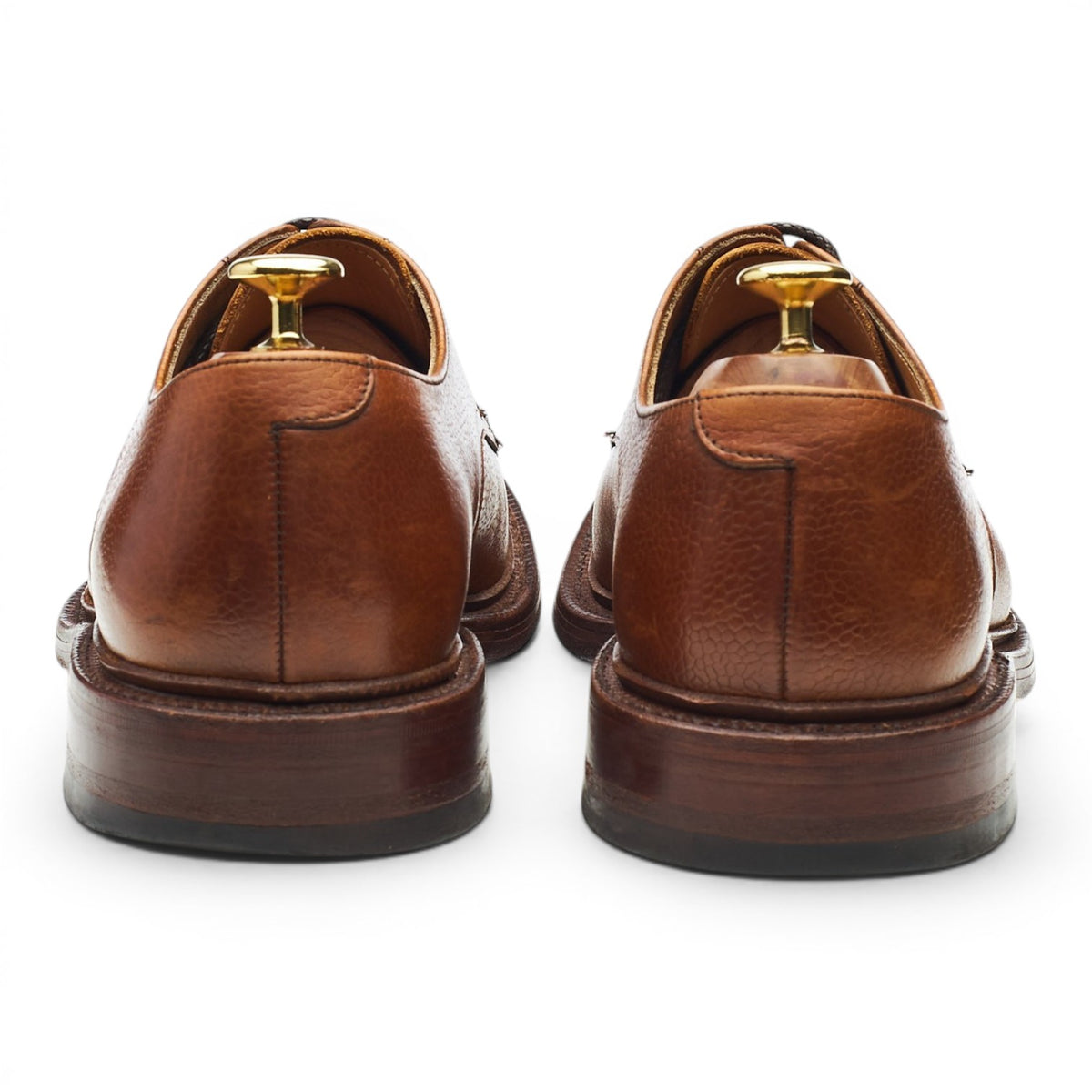 'Goodwood 2' Tan Brown Grain Leather UK 8.5 F