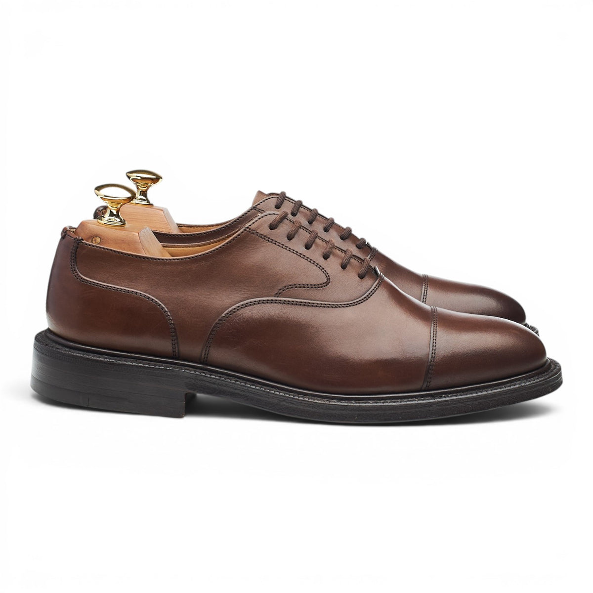 'Lancaster' Brown Leather Oxford UK 6 G