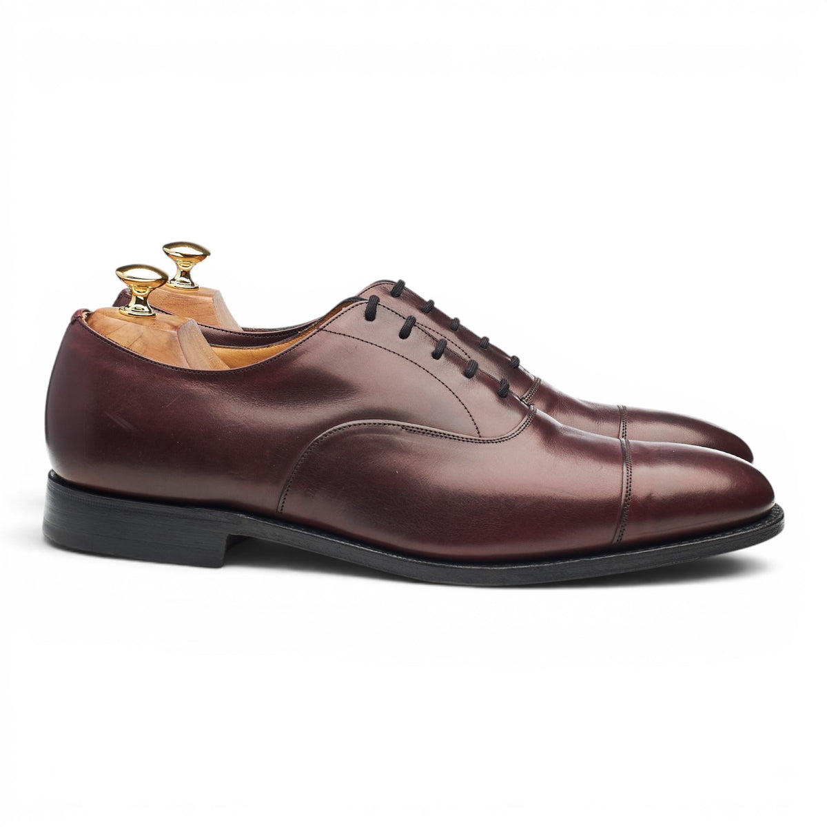 'Consul' Burgundy Leather Oxford UK 10 F