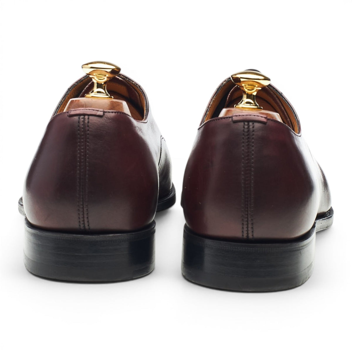 'Consul' Burgundy Leather Oxford UK 10 F