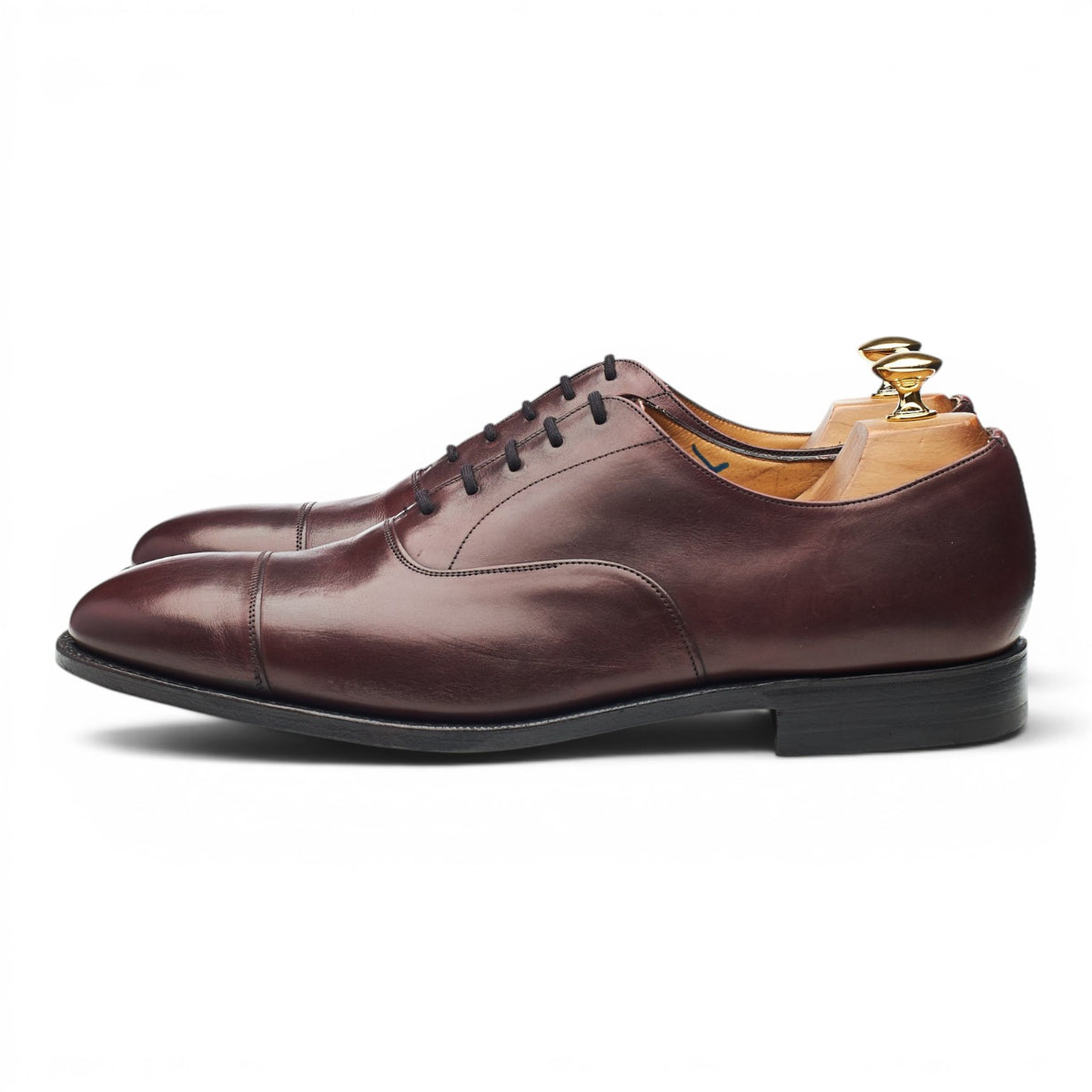 'Consul' Burgundy Leather Oxford UK 10 F