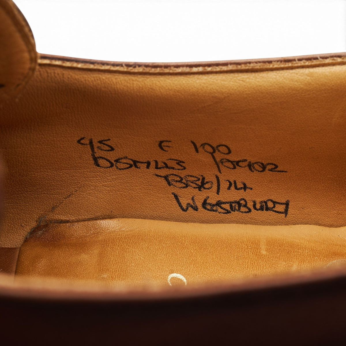 'Westbury' Brown Leather Monk Strap UK 9.5 F