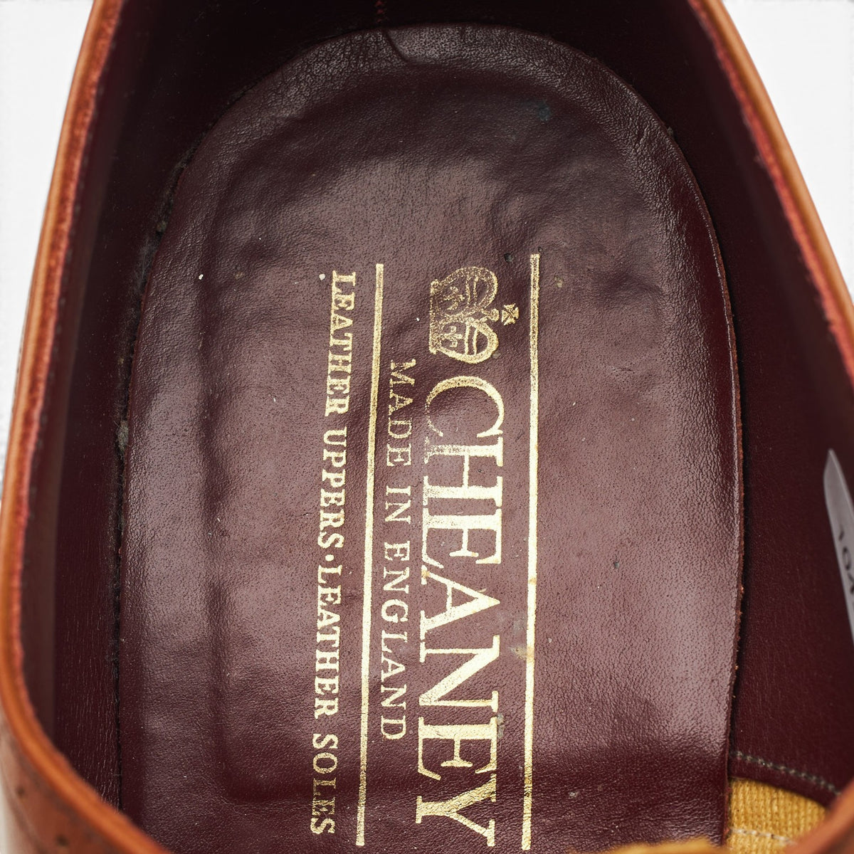 Tan Brown Leather Oxford Brogues UK 8 F