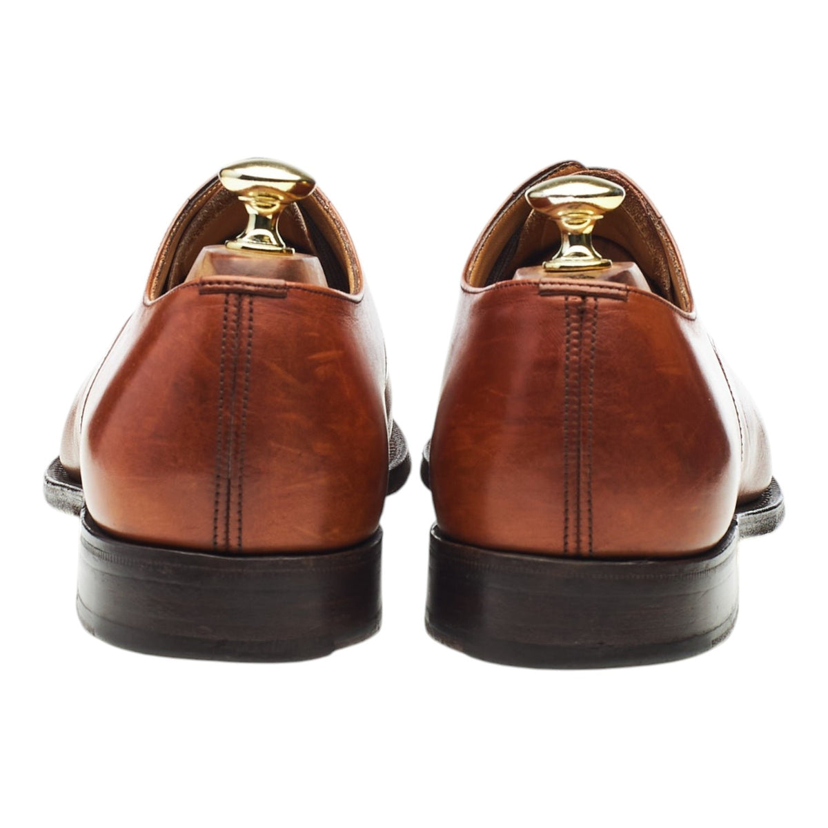 'Consul' Tan Brown Leather Oxford UK 7 F