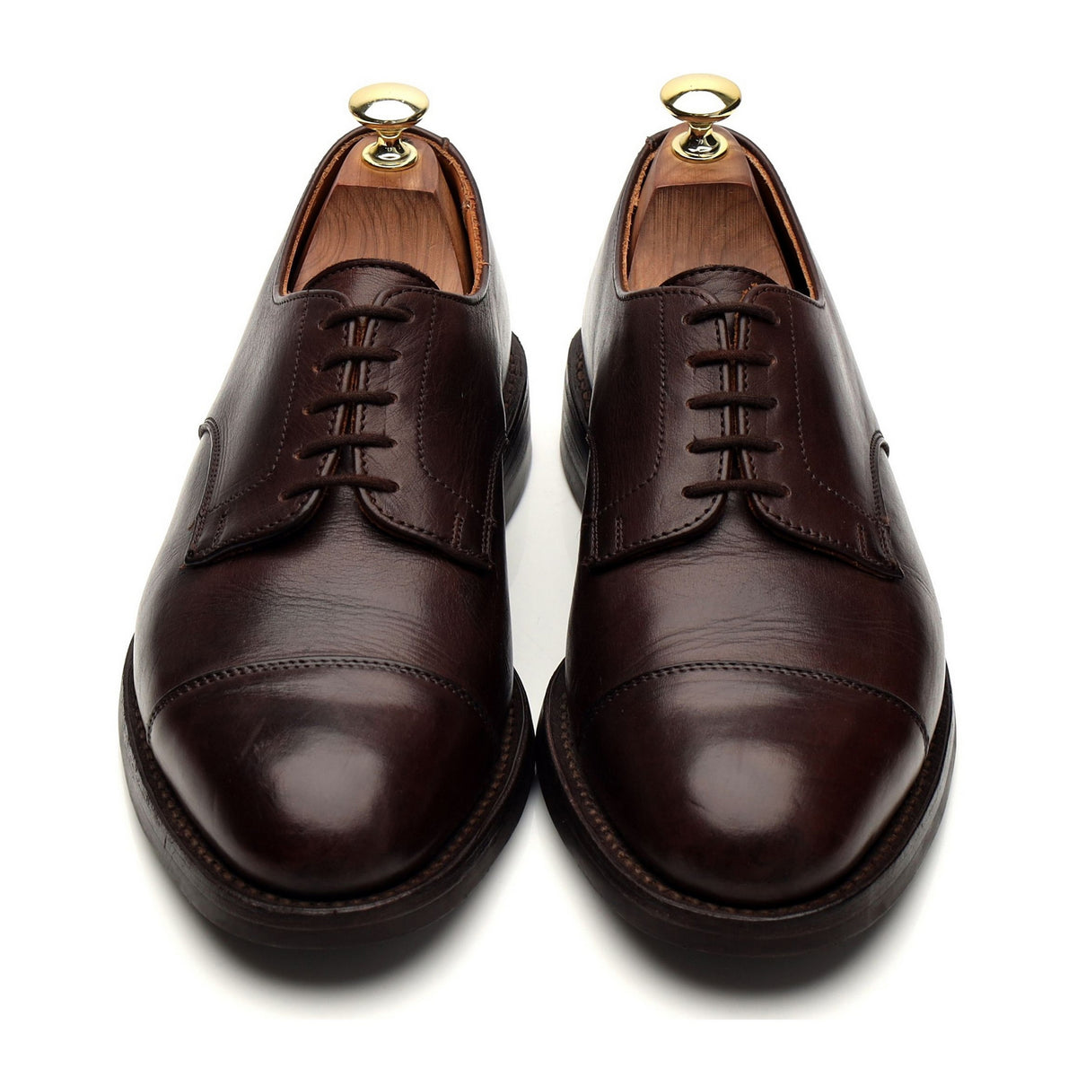 Dark Brown Leather Derby UK 7.5