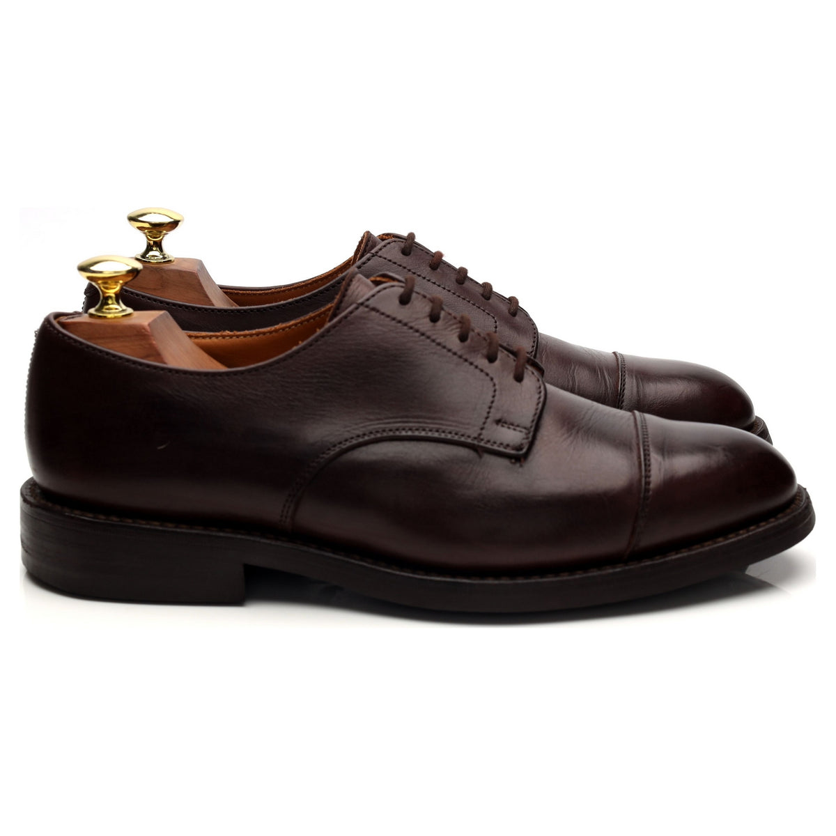 Dark Brown Leather Derby UK 7.5