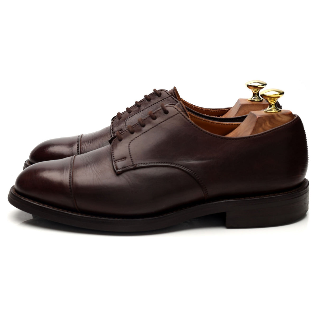 Dark Brown Leather Derby UK 7.5