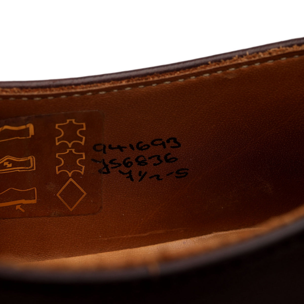 Dark Brown Leather Derby UK 7.5