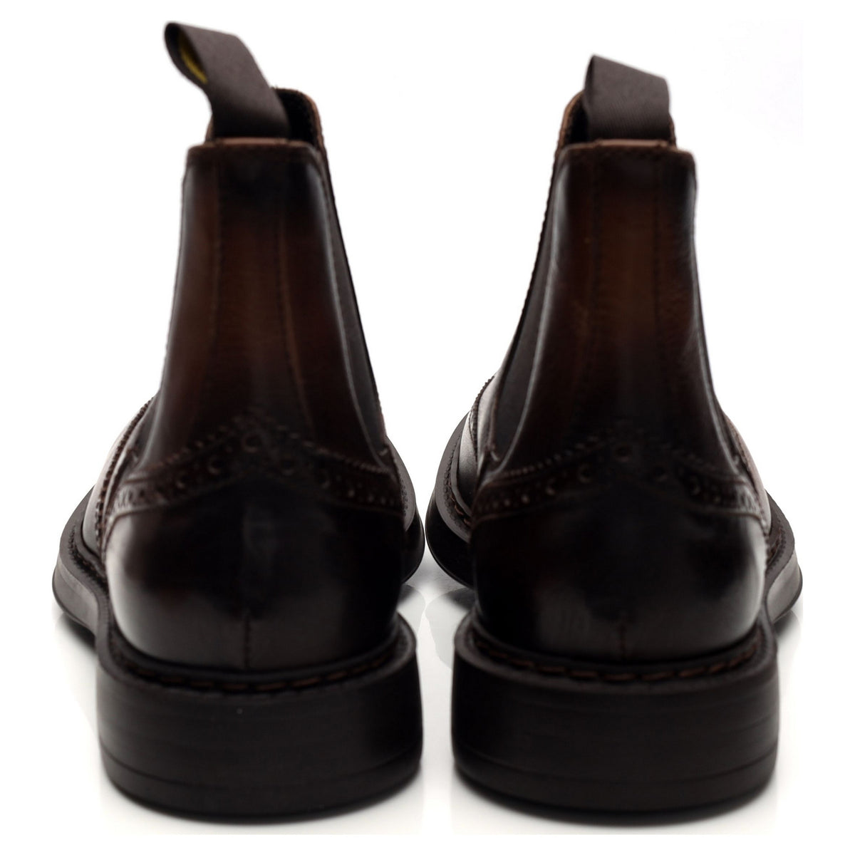&#39;3091&#39; Dark Brown Leather Chelsea Boots UK 5 EU 39