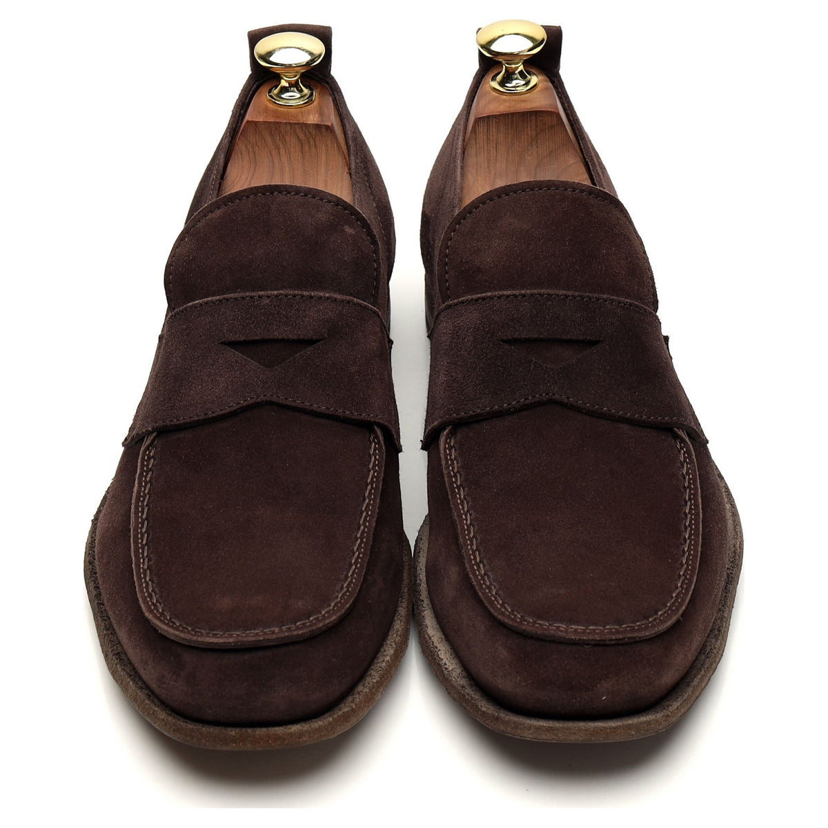 &#39;Stereo 007&#39; Brown Suede Loafers EU 39 UK 5