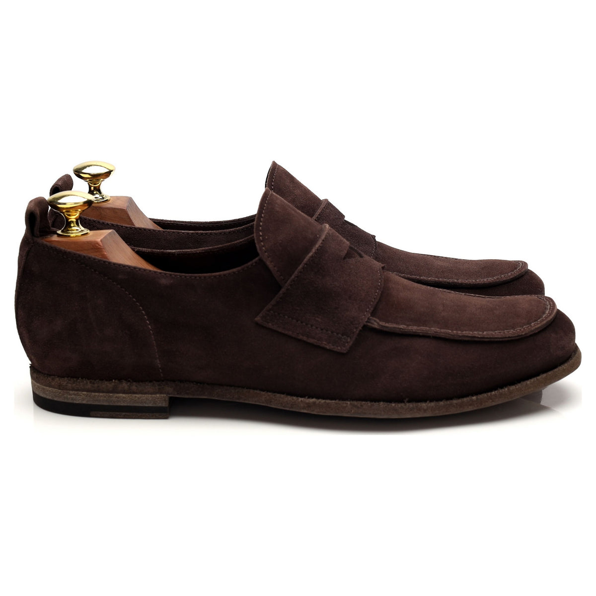 &#39;Stereo 007&#39; Brown Suede Loafers EU 39 UK 5